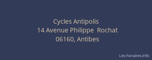 Cycles Antipolis