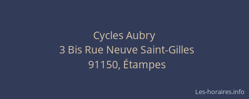 Cycles Aubry