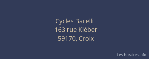 Cycles Barelli