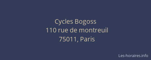 Cycles Bogoss