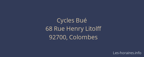 Cycles Bué