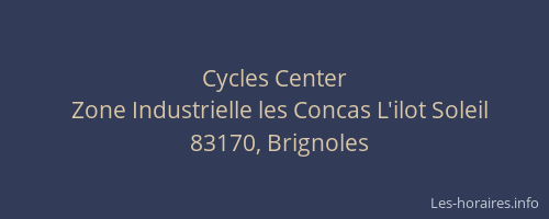 Cycles Center