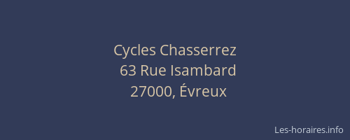 Cycles Chasserrez