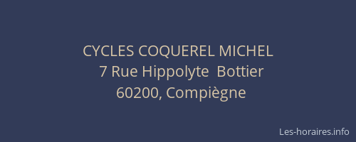 CYCLES COQUEREL MICHEL