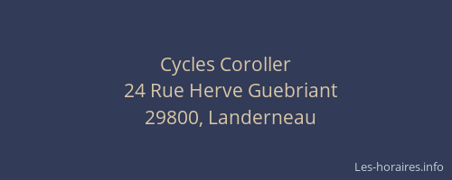 Cycles Coroller