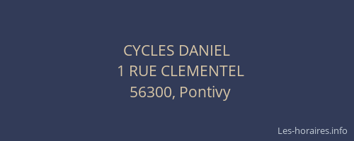 CYCLES DANIEL