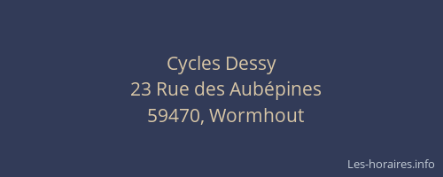 Cycles Dessy