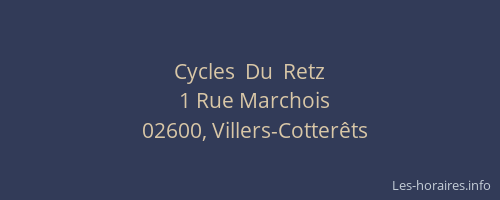 Cycles  Du  Retz