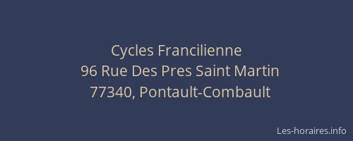 Cycles Francilienne