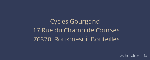 Cycles Gourgand