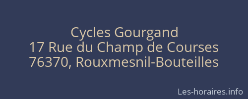 Cycles Gourgand