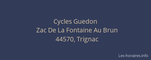 Cycles Guedon