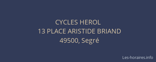 CYCLES HEROL