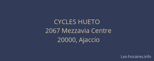 CYCLES HUETO