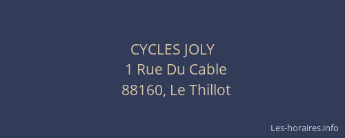 CYCLES JOLY
