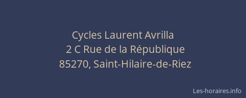 Cycles Laurent Avrilla