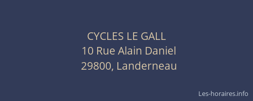 CYCLES LE GALL