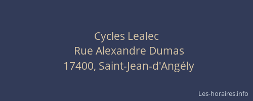 Cycles Lealec