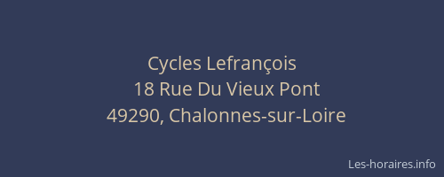 Cycles Lefrançois