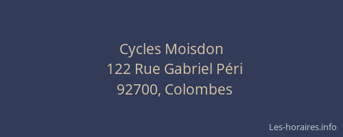Cycles Moisdon