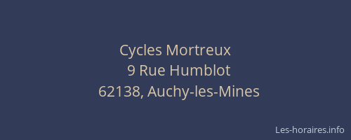 Cycles Mortreux