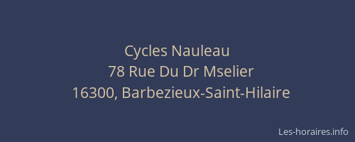 Cycles Nauleau