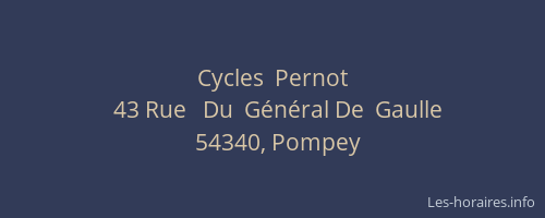 Cycles  Pernot