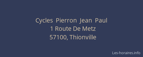 Cycles  Pierron  Jean  Paul