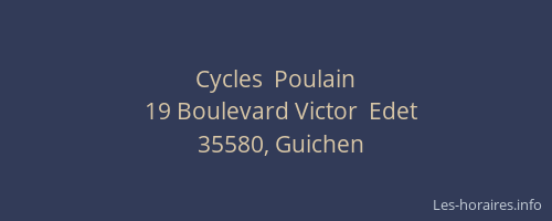 Cycles  Poulain