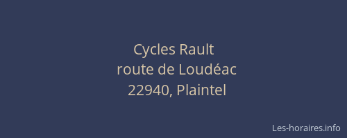 Cycles Rault