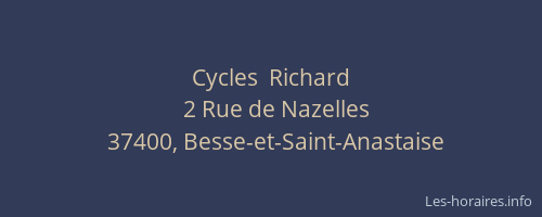 Cycles  Richard
