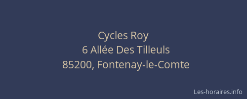 Cycles Roy