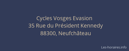Cycles Vosges Evasion