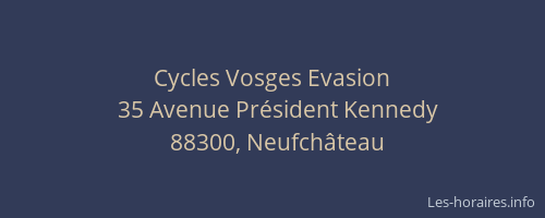Cycles Vosges Evasion
