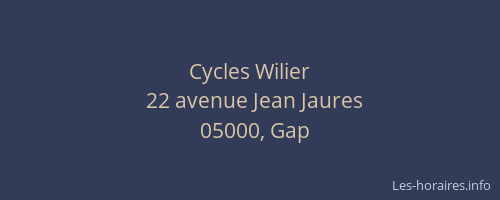Cycles Wilier