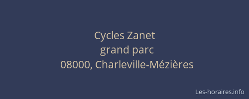 Cycles Zanet