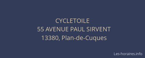 CYCLETOILE