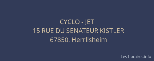 CYCLO - JET
