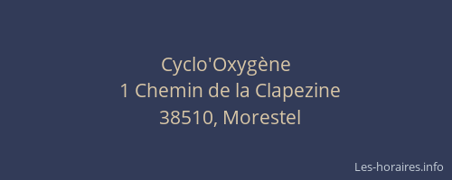 Cyclo'Oxygène