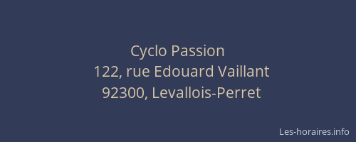 Cyclo Passion