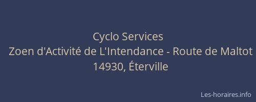 Cyclo Services