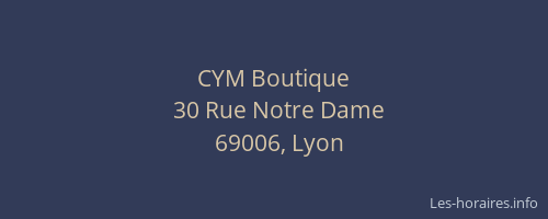 CYM Boutique