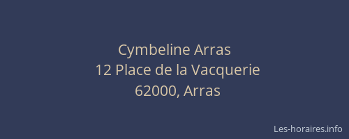 Cymbeline Arras