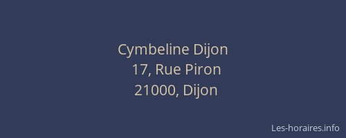 Cymbeline Dijon
