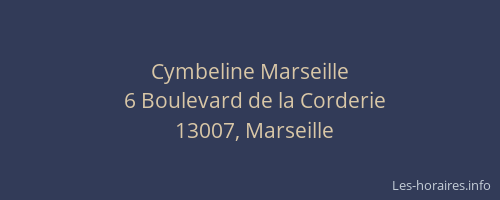 Cymbeline Marseille