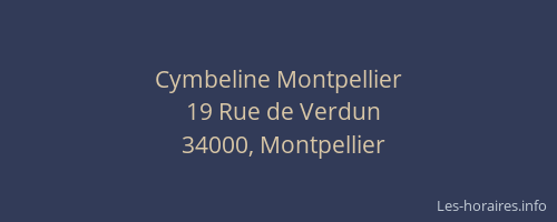 Cymbeline Montpellier