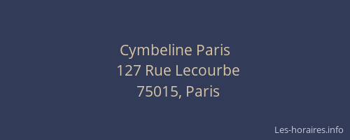 Cymbeline Paris