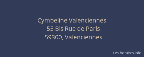 Cymbeline Valenciennes