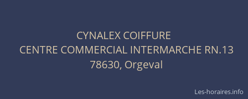 CYNALEX COIFFURE