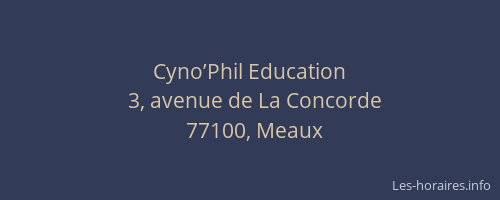 Cyno’Phil Education